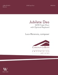 Jubilate Deo SATB choral sheet music cover Thumbnail